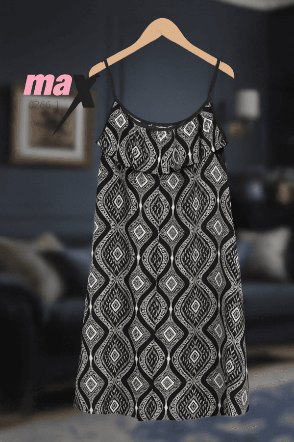 پیراهن نخی کوتاه کد 0266